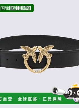 PINKO 女士腰带 100120A0F1Z99Q AW2025 黑色 'Love berry' belt
