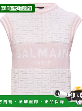 BALMAIN 女士衬衫 DF1AB354KE95GSO AW2024 白色