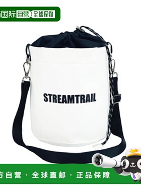 Stream TrailAnemone斜索口袋白色徽标大容量多功能斜挎包单肩包
