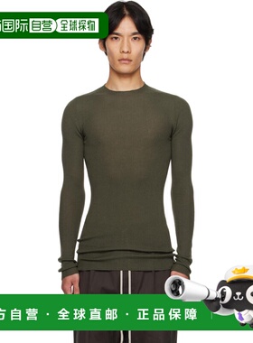 1h可退 潮奢 rick owens 瑞克 欧文斯 男士 绿色 Concordians Rib