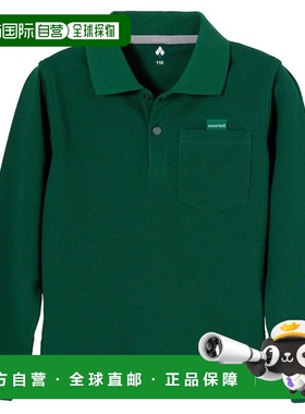 1h可退 mont-bell 男童衬衫 1114679GN CO 绿色 Wickron Long Sle