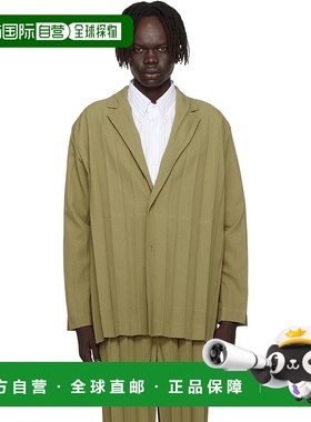 1h可退 潮奢 Homme Plisse Issey Miyake 男士 卡其色 Edge Ensem