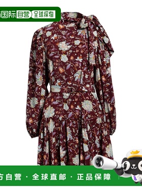 1h可退 潮奢 ULLA JOHNSON 女士 短款连衣裙 red红色 舒适时尚