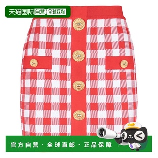 SS2024 CF1LB292KF51MEF 红色 女士半身裙 BALMAIN