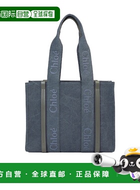 1h可退 CHLOÉ 女士斜挎包 C24AS383N9340X SS2024 灰色 徽标单肩