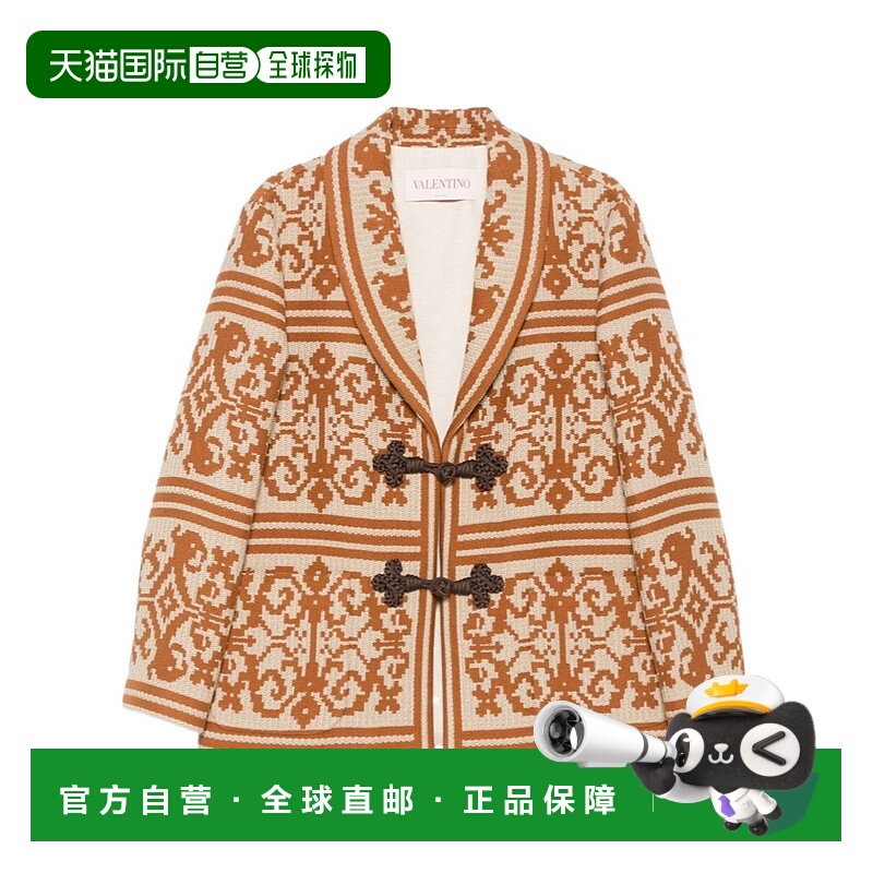 1h可退 VALENTINO 男士夹克 VCEH85ASV9RB SS2025 花色华伦天奴
