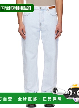 1h可退 潮奢 Lanvin 朗雯 男士 蓝色 Regular 牛仔裤 RMTR0319D09
