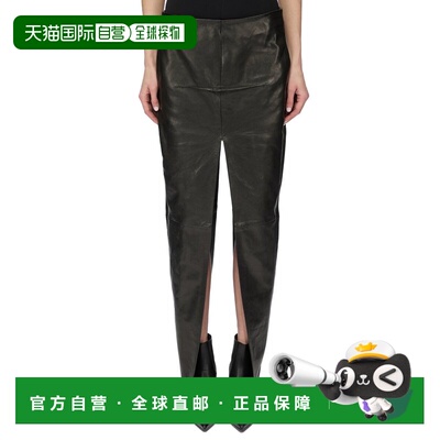 奢淘 Rick Owens 开衩半身裙 女包臀裙 RO02E4387LNV