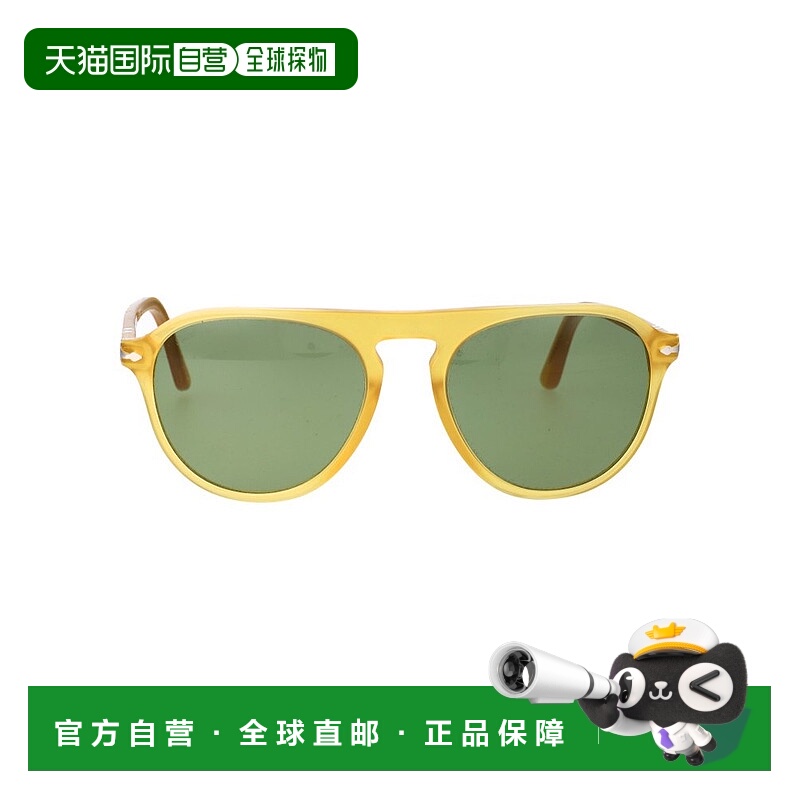 潮奢 Persol 男士 飛行員鏡框太陽眼鏡 0PO3302S2