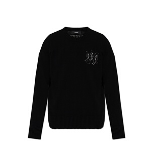AMTOKN10030001 针织衫 男士 swe 黑色 Wool SS2026 香港直邮AMIRI