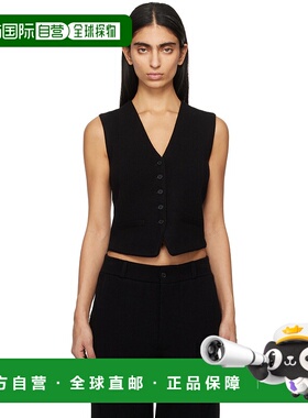 1h可退 潮奢 Guest in Residence 女士 黑色 Tailored 马甲 W1031