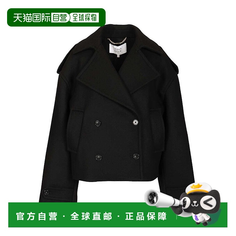 潮奢 MAISON KITSUNE 女士 短版短版大衣 PW02219WM2030