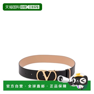 1h可退 VALENTINO 女士腰带 9W2T0SQ4ZDMDVW AW2026 黑色 BELT H.