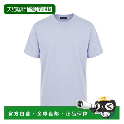 PRADA 男士T恤 UJN21A6341SOOOF0012LIGHTBLUE AW2026