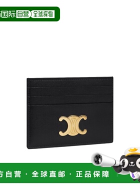 CELINE 女士钱包 10L833DPV38NO AW2025 黑色 Celine Triomphe Ca