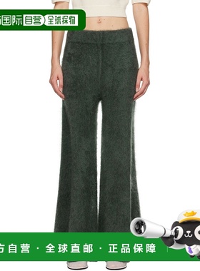 1h可退 潮奢 LISA YANG 女士 绿色 Ellery 长裤 2023327