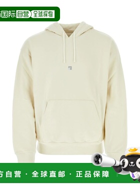 GIVENCHY 男士针织毛衣 BMJ0LA3YMX105 AW2024 白色 宽松棉质连帽