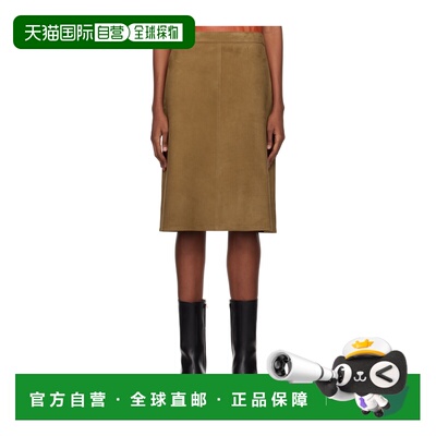 SALVATORE FERRAGAMO 女士半身裙 13D047771354001TOBACCO中裙