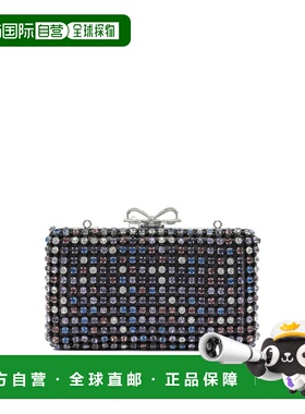 1h可退 潮奢 Self-Portrait 女士 Multi-crystal 针织手包 RS2630