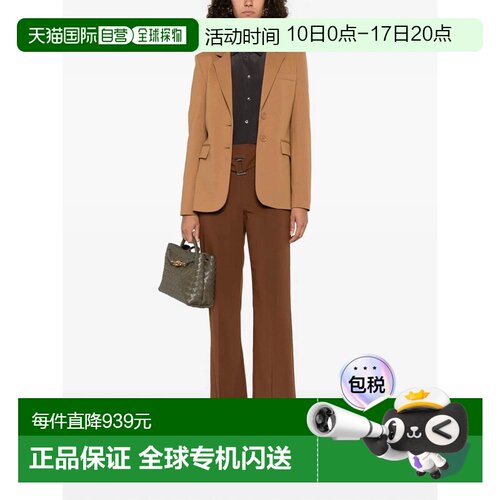 PINKO 女士衬衫 105593A2T7M04 AW2025 深棕色 `Crackers` Shirt