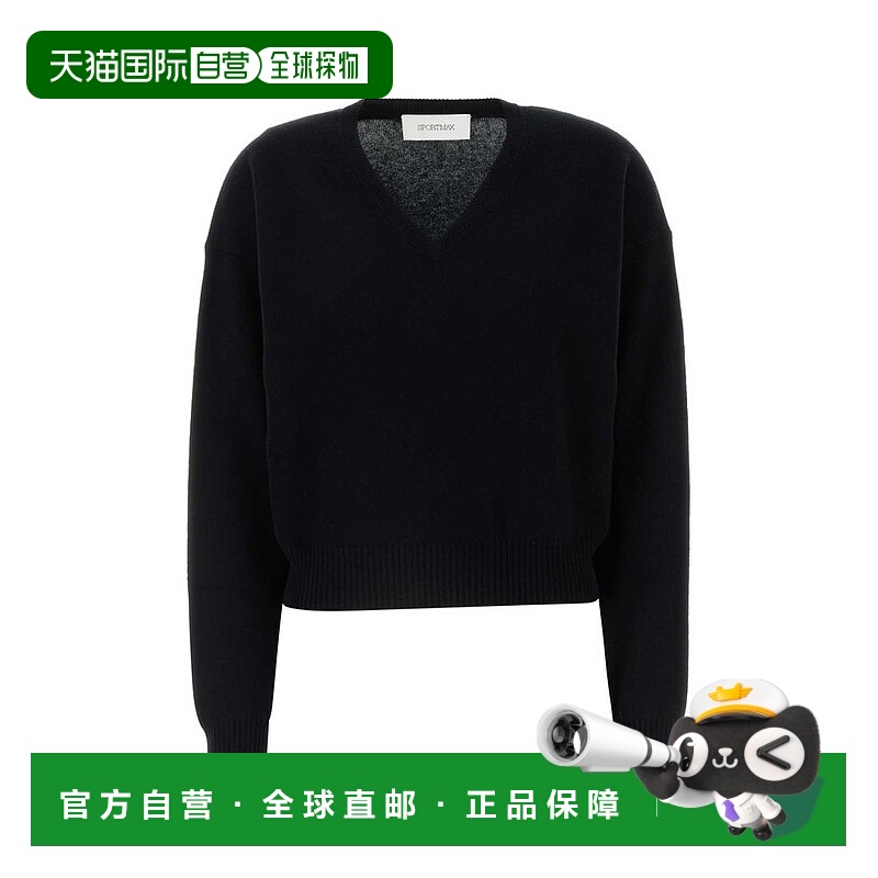 1h可退 潮奢 Sportmax 斯宝麦斯 女士 Polis V領長袖套頭衫 25123