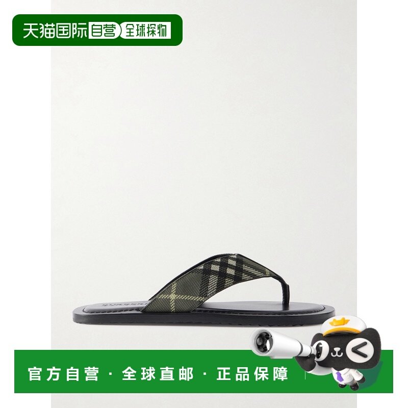 1h可退 潮奢 Burberry 巴宝莉 男士 格紋涼鞋 8118772,流行男鞋,其他凉鞋,淘宝优惠券,粉丝福利购,淘宝优惠卷