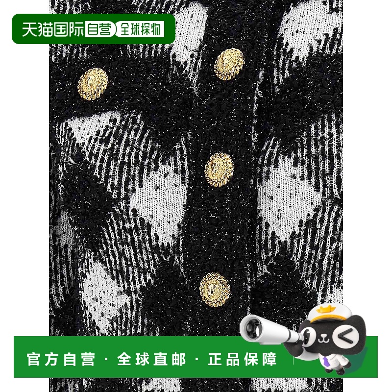 1h可退 BALMAIN 女士外套 DF0SK248KH66EAB AW2024 花色 Vichy Tw