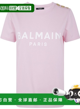 BALMAIN 女士T恤 BF1EF005BB02097OHV AW2025 紫色