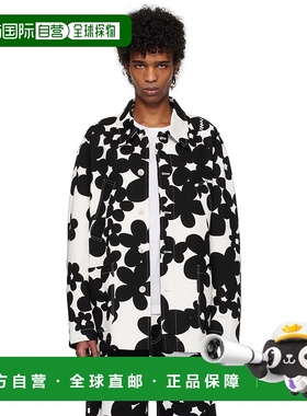1h可退 潮奢 Marni 玛尼 男士 黑色 & 白色 Dillies Print 夹克 G