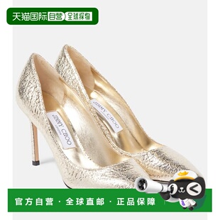 1h可退 潮奢 Jimmy Choo 周仰杰 女士 Romy 85 仿皮浅口鞋高跟鞋