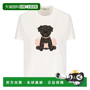 SS2026 FS7254AW94F08QQOFFWHITE FENDI 女士T恤