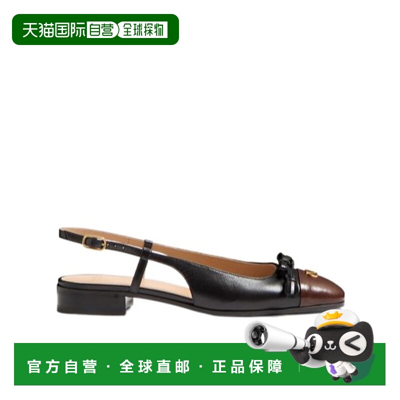 1h可退 VALENTINO 女士芭蕾乐福鞋 WS0MH0DDTBXV CO 黑色华伦天奴