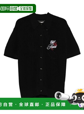 1h可退 AMIRI 男士T恤 AMKNIR1035BLACK AW2025 黑色 Amiri T-Shi