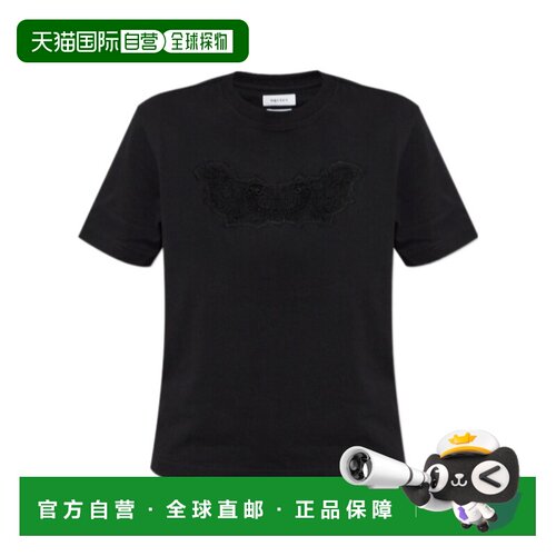 ALEXANDER MCQUEEN 女士T恤 A006N1QLAEZ1000 AW2026