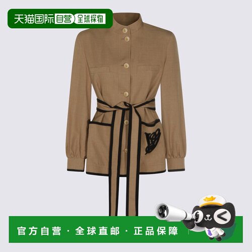 VALENTINO 女士外套 8B3CJ3T69EK0BG SS2026 浅棕色