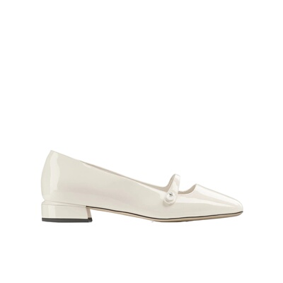 奢淘 Jimmy Choo 方头平底鞋 女单鞋玛丽珍鞋 ELISABALLERINAPAT