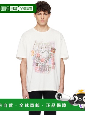 1h可退 潮奢 Ksubi 男士 灰白色 Sketch Biggie T 恤 MPS25TE002