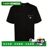 FY0936ARYR01 Fendi FENDI 黑色 T恤 Detail Zip 男士 Roma Cot