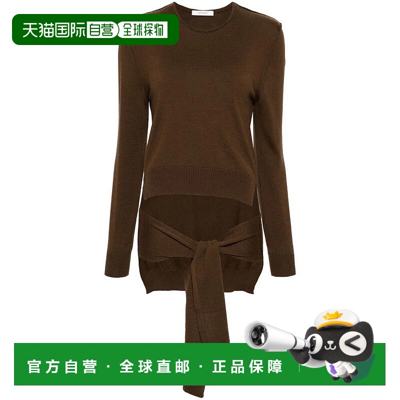 1h可退 LEMAIRE 女士针织毛衣 TO1250LK087BR451 SS2025 黑色