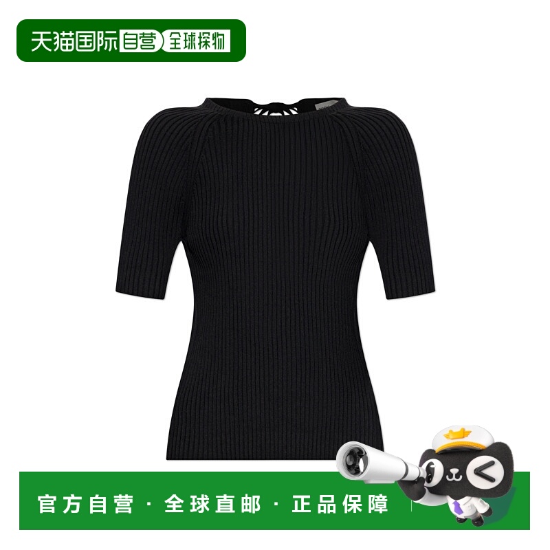 1h可退 TORY BURCH 女士背心吊带 1687840001 AW2025 黑色 Top wi