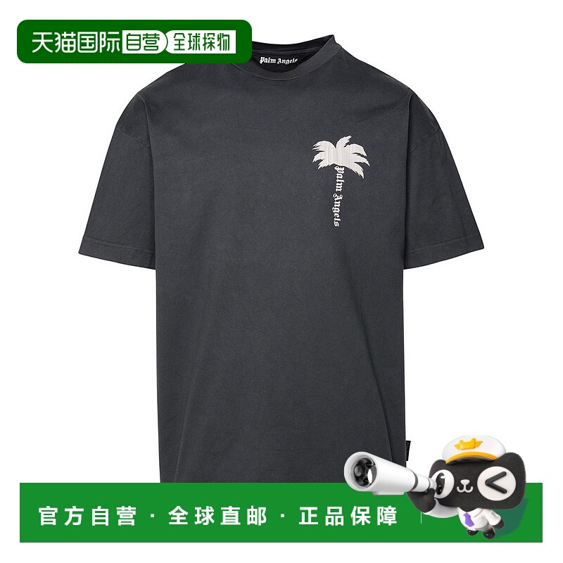 1h可退 潮奢 Palm Angels 棕榈天使 男士 灰色 The Palm T 恤 PMA