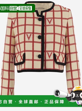 VALENTINO 女士夹克 7B3CE4K09JNBRS AW2025 红色 VALENTINO blaz