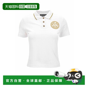 VERSACE JEANS 女士POLO衫 79HAGT00CJ01TG03 AW2025短袖学院风