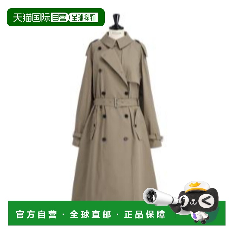 1h可退 DIOR 女士外套 557M46A3332X1782 AW2025 花色 棉质风衣