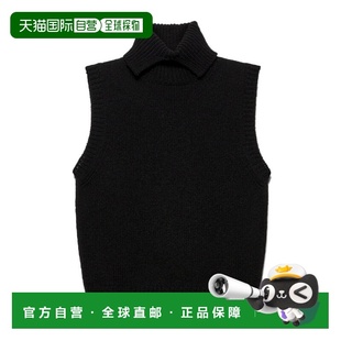 上装 女士 T恤普拉达针织背心半高领 prada 1h可退