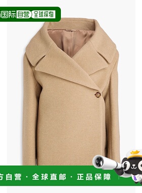 1h可退 潮奢 TOTÊME 女士 双排扣羊毛混纺毛毡夹克 241WRO981FB00