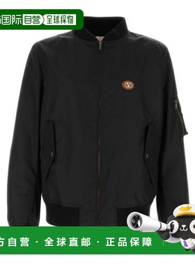 VALENTINO 男士夹克 VCI1725CM0NO SS2025 黑色 飞行员夹克