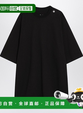 RICK OWENS 男士T恤  RU02E1249BAES209 AW2025黑色短袖