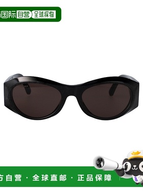 BALENCIAGA 女士太阳镜 BB0396SK003 SS2025 黑色 Sunglasses