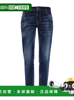 DSQUARED2 女士牛仔裤直筒裤 S75LA0930S30595470 AW2025